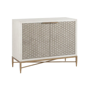 Oliver Home - Honeycomb Cabinet, Sand - 1161-49