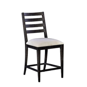 Oliver Home - Ribbon I Counter Chair, Midnight - 1172-26
