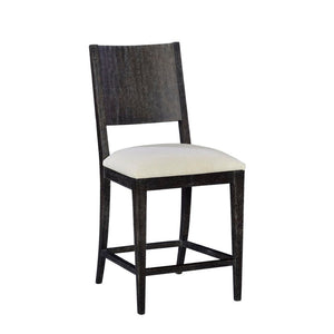 Oliver Home - Woodard I Counter Chair, Midnight - 1173-26