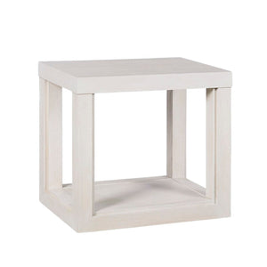 Oliver Home - Horizon Side Table W/Shelf, Shell - 1191-48
