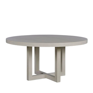 Oliver Home - Sunset Round Dining Table, Shell - 1195-48