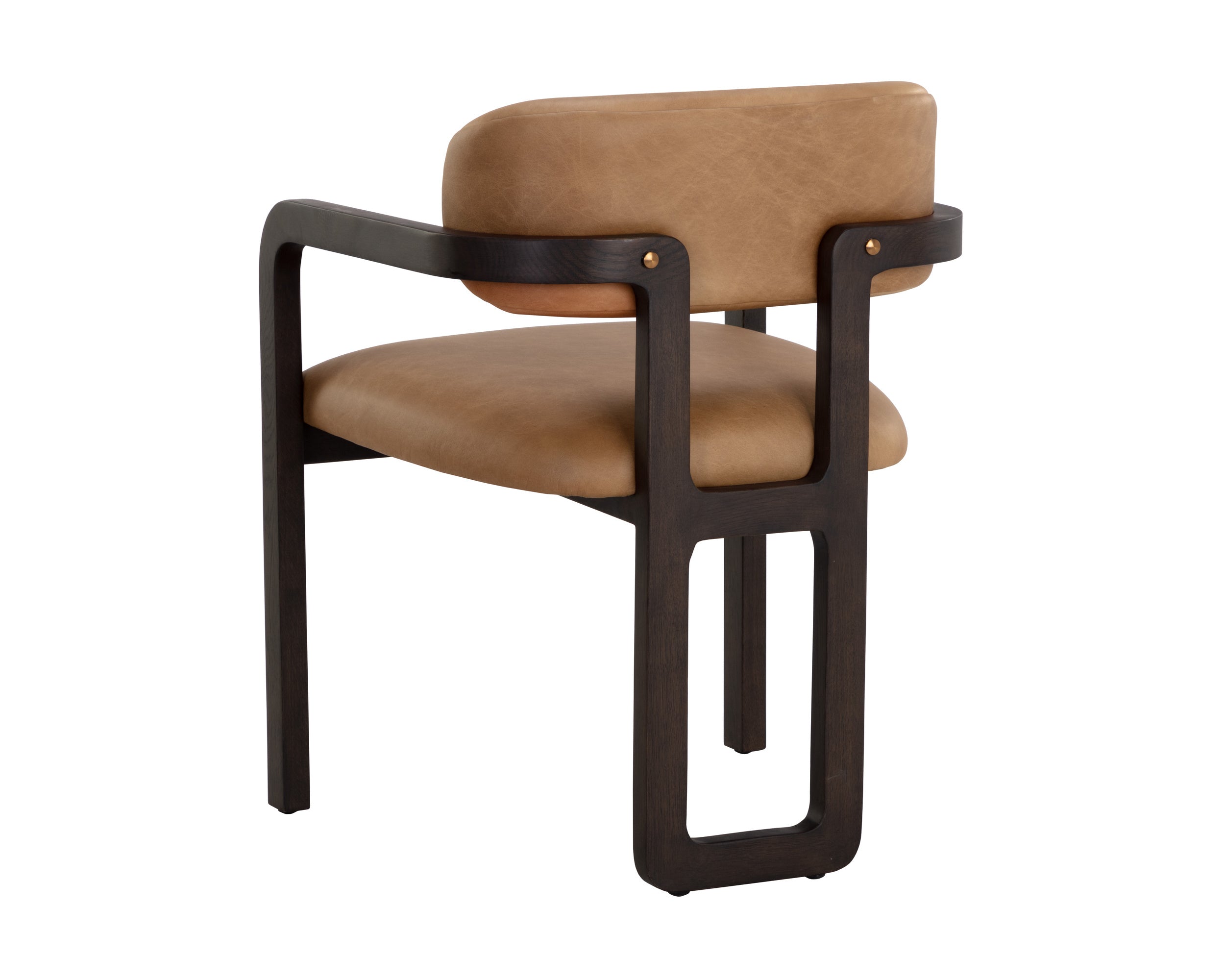 Madrone Dining Armchair - Brown  Ludlow Sesame Leather