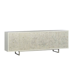 Oliver Home - Capiz Sideboard Large, Ghost - 1206-06