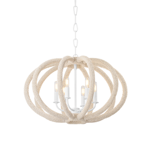Hudson Valley Lighting Lewiston Chandelier-White Plaster