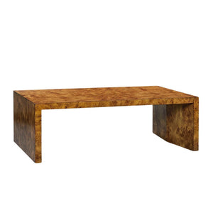 Oliver Home - Waterfall Coffee Table, Rustic Burl - 1222-22