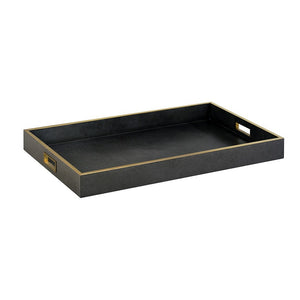 Oliver Home - Tray Rectangle Large Serving, Charcoal - 1230-33