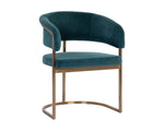 Marris Dining Armchair - Gold  Danny Teal