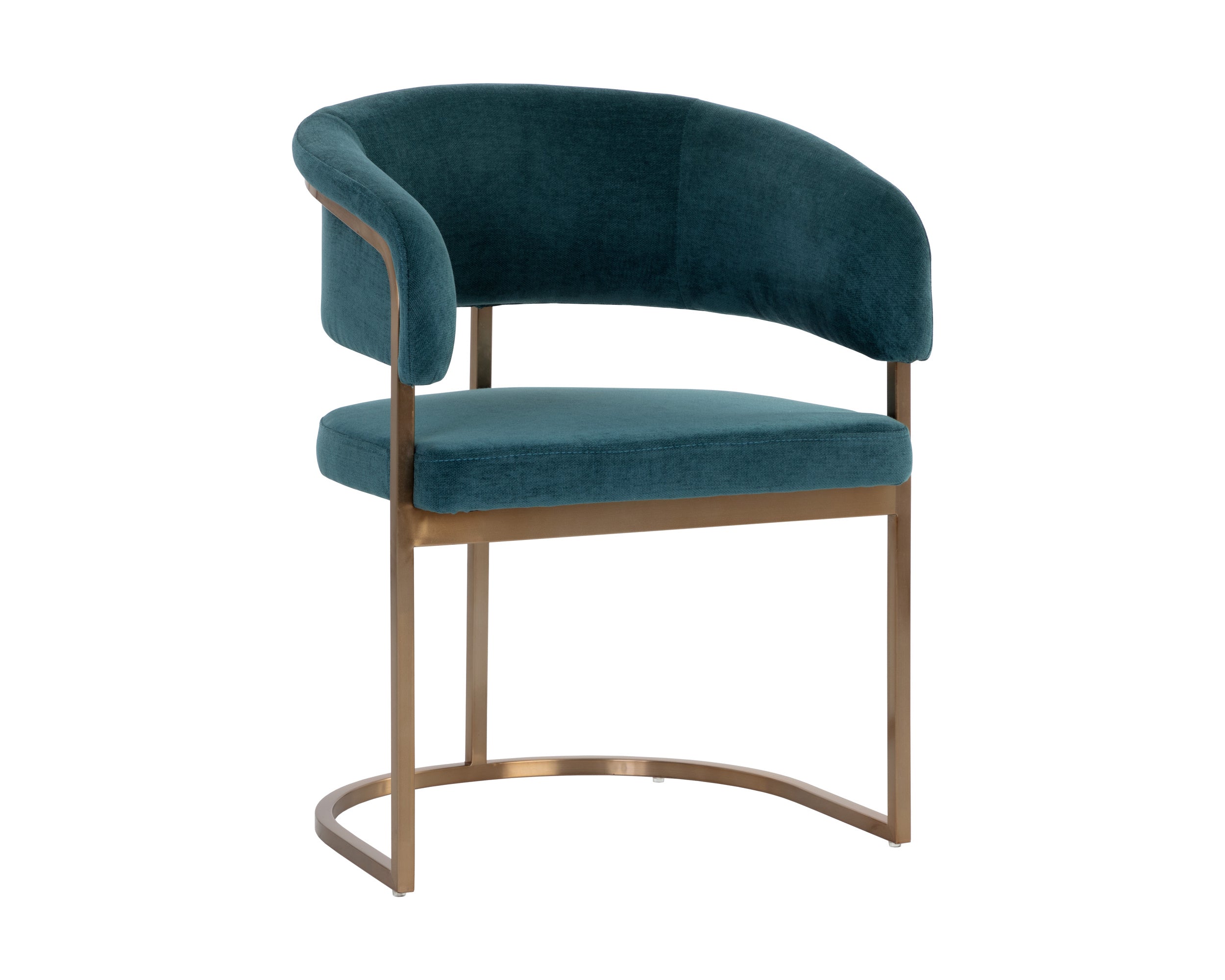 Marris Dining Armchair - Gold  Danny Teal