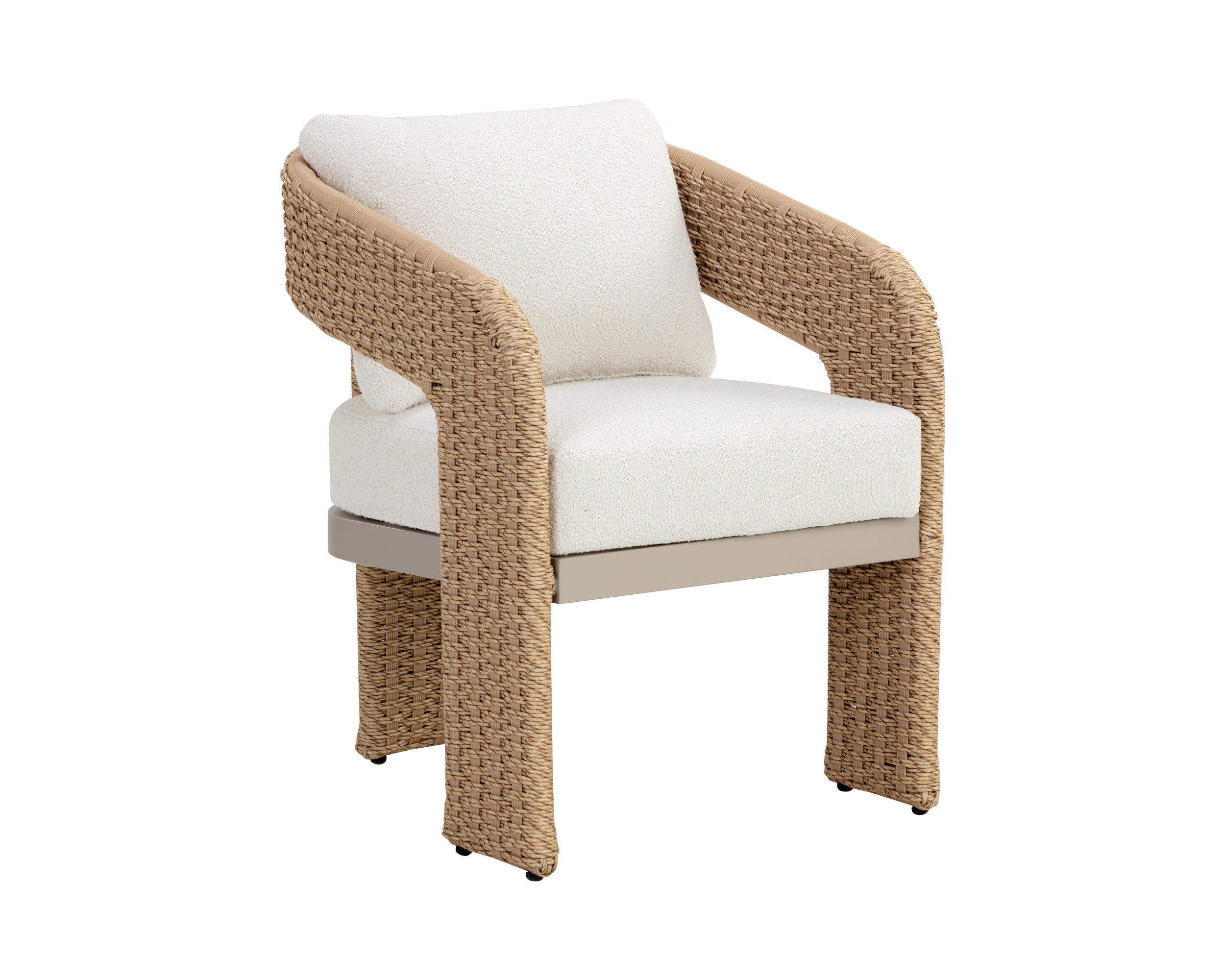 Pylos Dining Armchair - Natural  Louis Cream