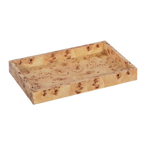 Oliver Home - Tray Large Valet, Natural Burl - 1284-40