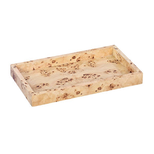 Oliver Home - Tray Small Valet, Natural Burl - 1285-40