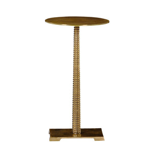 Oliver Home - Cliff Side Table, Burnished - 1289-42