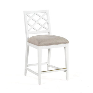 Oliver Home - Diamond II Counter Chair, Ghost - 1310-06