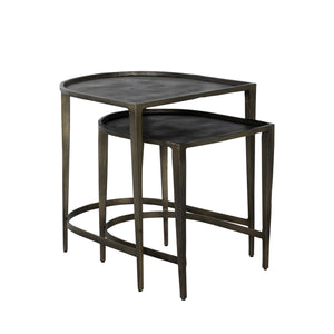 Gabby - Dresden Aluminum Unique Nesting Side Tables - SCH-175014