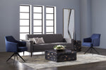 Frequency - 72" X 30"  Silver Floater Frame