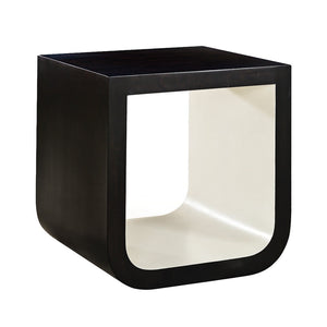 Oliver Home - Carter Side Table, Egret - 1338-28