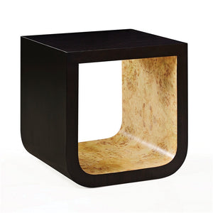 Oliver Home - Carter Side Table, Natural Burl - 1338-40