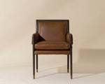 Mauti Dining Armchair - Brown  Shalimar Tobacco Leather