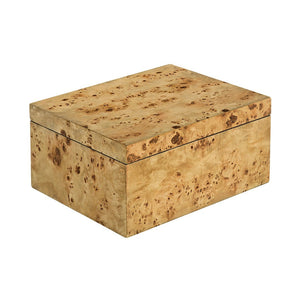 Oliver Home - Burl Box Small, Natural Burl - 1361-40