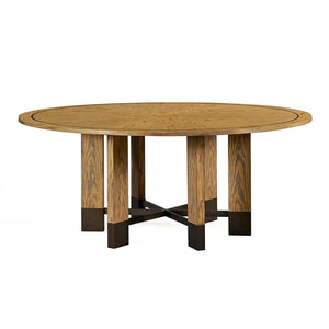 Oliver Home - Grayson Dining Table, Oatmeal - 1364-11