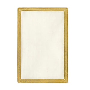 Oliver Home - Triumph Rectangle Mirror, Brass Finish - 1373-42