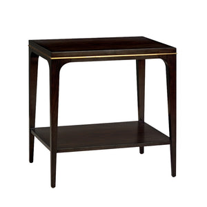 Oliver Home - Thomas Side Table, Espresso - 1375-24