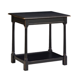 Oliver Home - Diana Side Table, Ebony - 1380-35