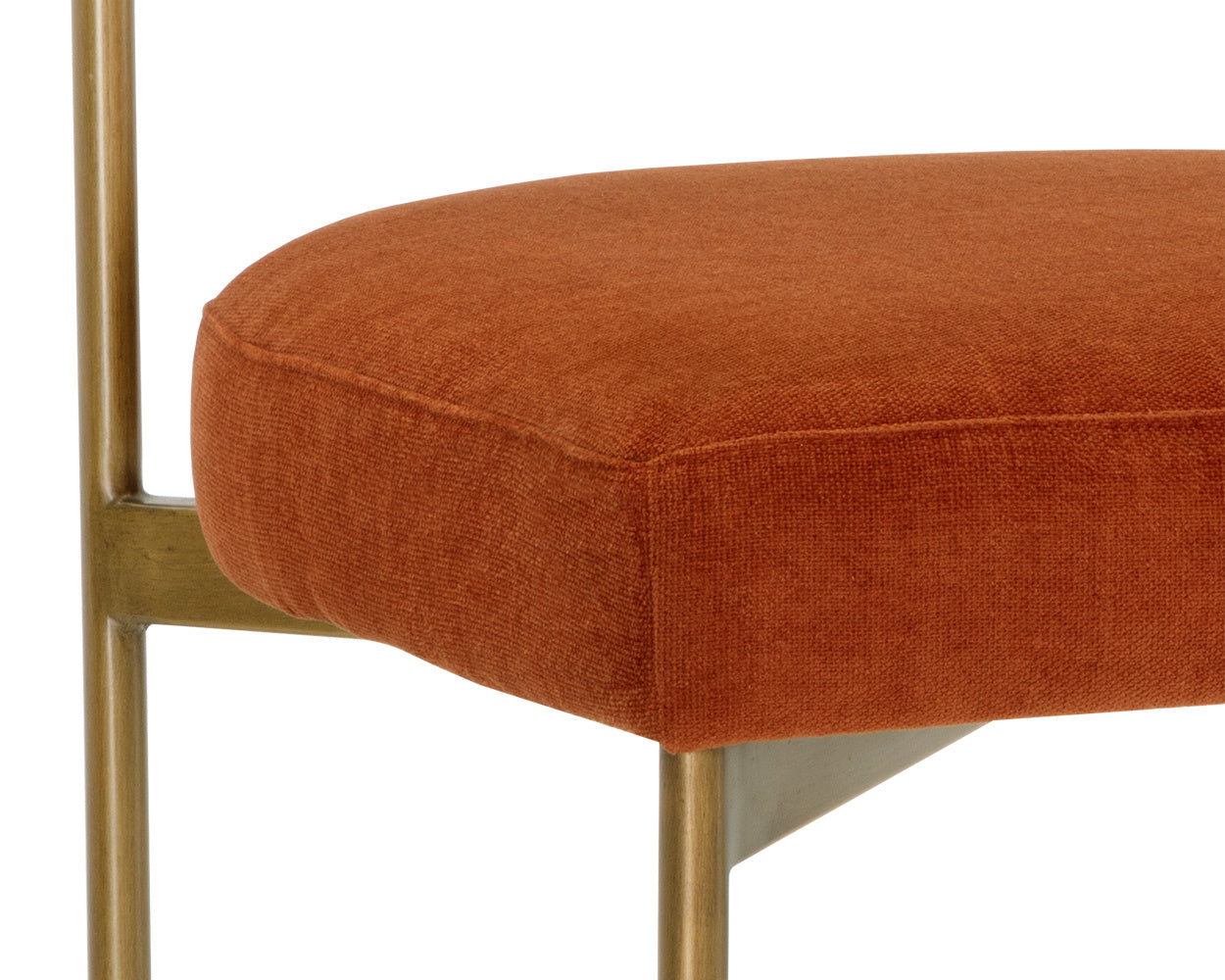 Seneca Dining Chair - Antique Brass  Danny Rust