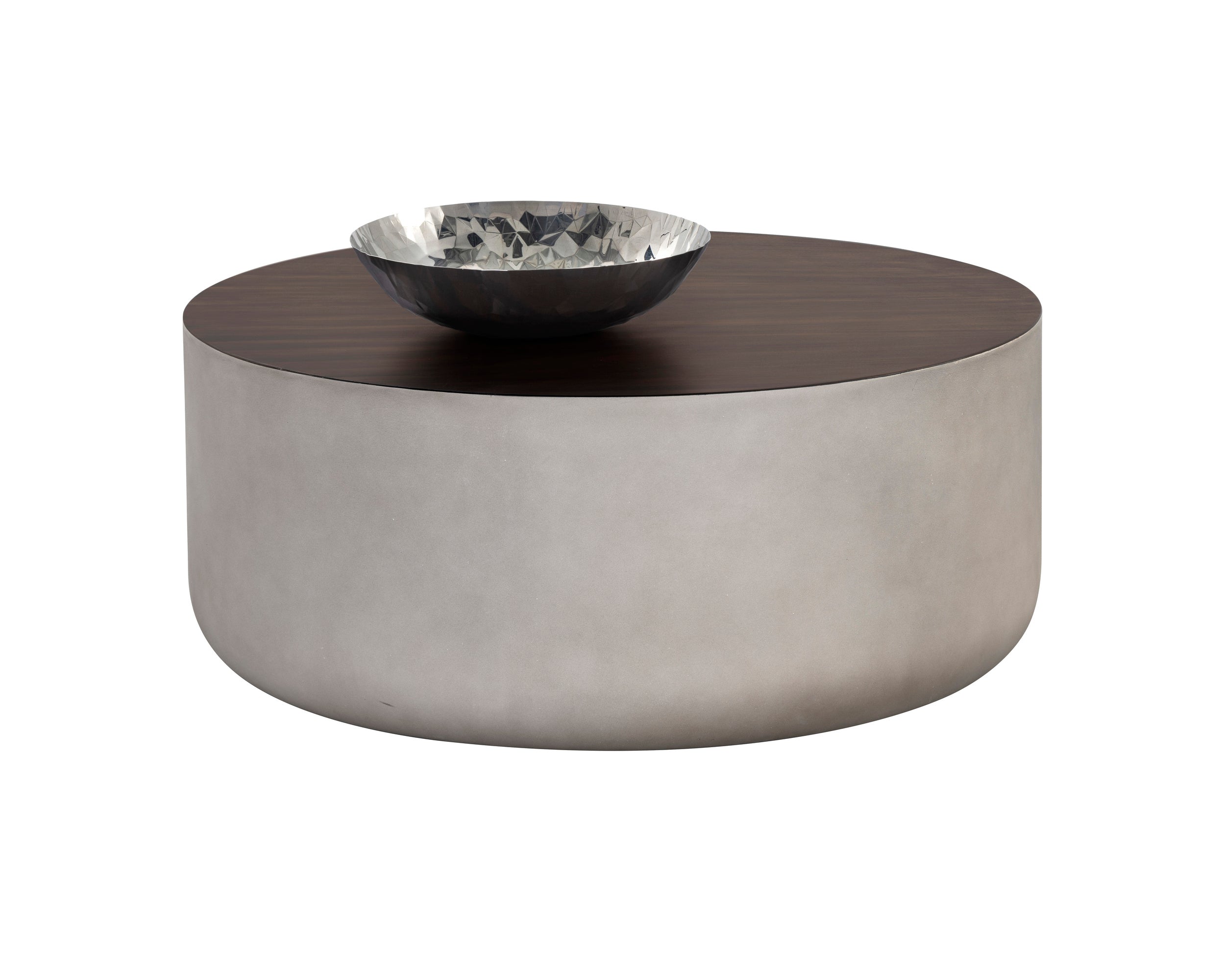 Diaz Coffee Table - Grey  Wood Grain Brown