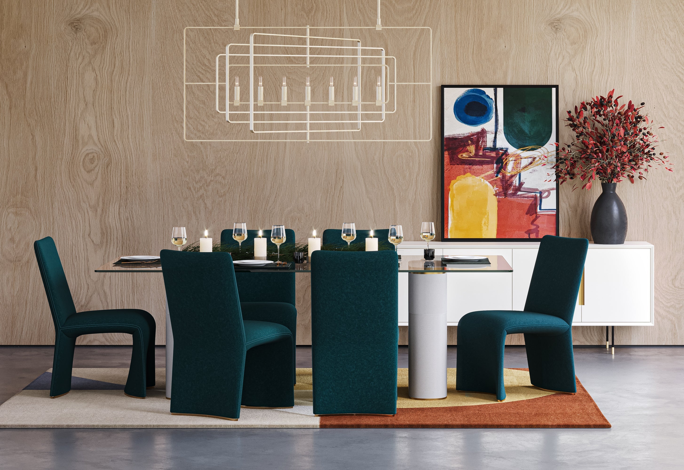 Iluka Dining Chair - Danny Teal
