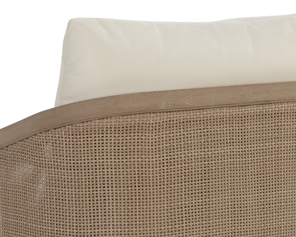Palermo Lounge Chair - Drift Brown  Stinson Cream