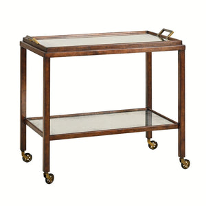 Oliver Home - Alameda Eglomise Serving Cart, Country - 1405-20