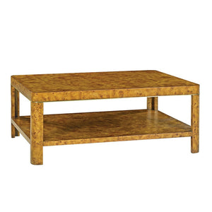 Oliver Home - Cordova Coffee Table, Rustic Burl - 1408-22