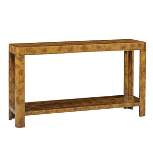 Oliver Home - Cordova Console Table, Rustic Burl - 1409-22