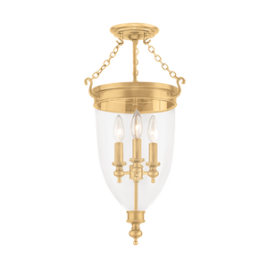 Hudson Valley Lighting Hanover 21.5" 3 Light Semi Flush