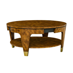 Oliver Home - Carmel Coffee Table, Rustic Burl - 1420-22