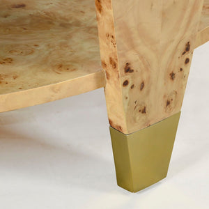 Oliver Home - Carmel Coffee Table, Natural Burl - 1420-40