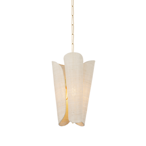 Hudson Valley Lighting Springhill Pendant-Gold Leaf