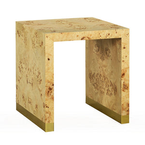 Oliver Home - Anaheim Side Table, Natural Burl - 1460-40