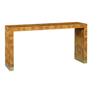 Oliver Home - Anaheim Console Table, Rustic Burl - 1463-22