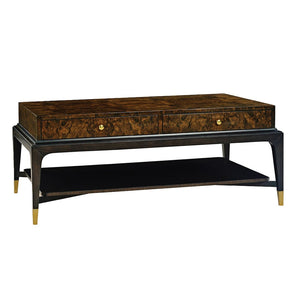 Oliver Home - Lafayette Coffee Table, Walnut Burl - 1486-50