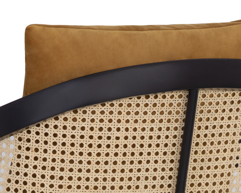 Kirsten Lounge Chair - Gold Sky
