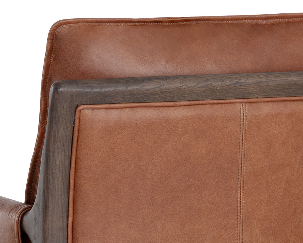 Mauti Armchair - Brown  Shalimar Tobacco Leather