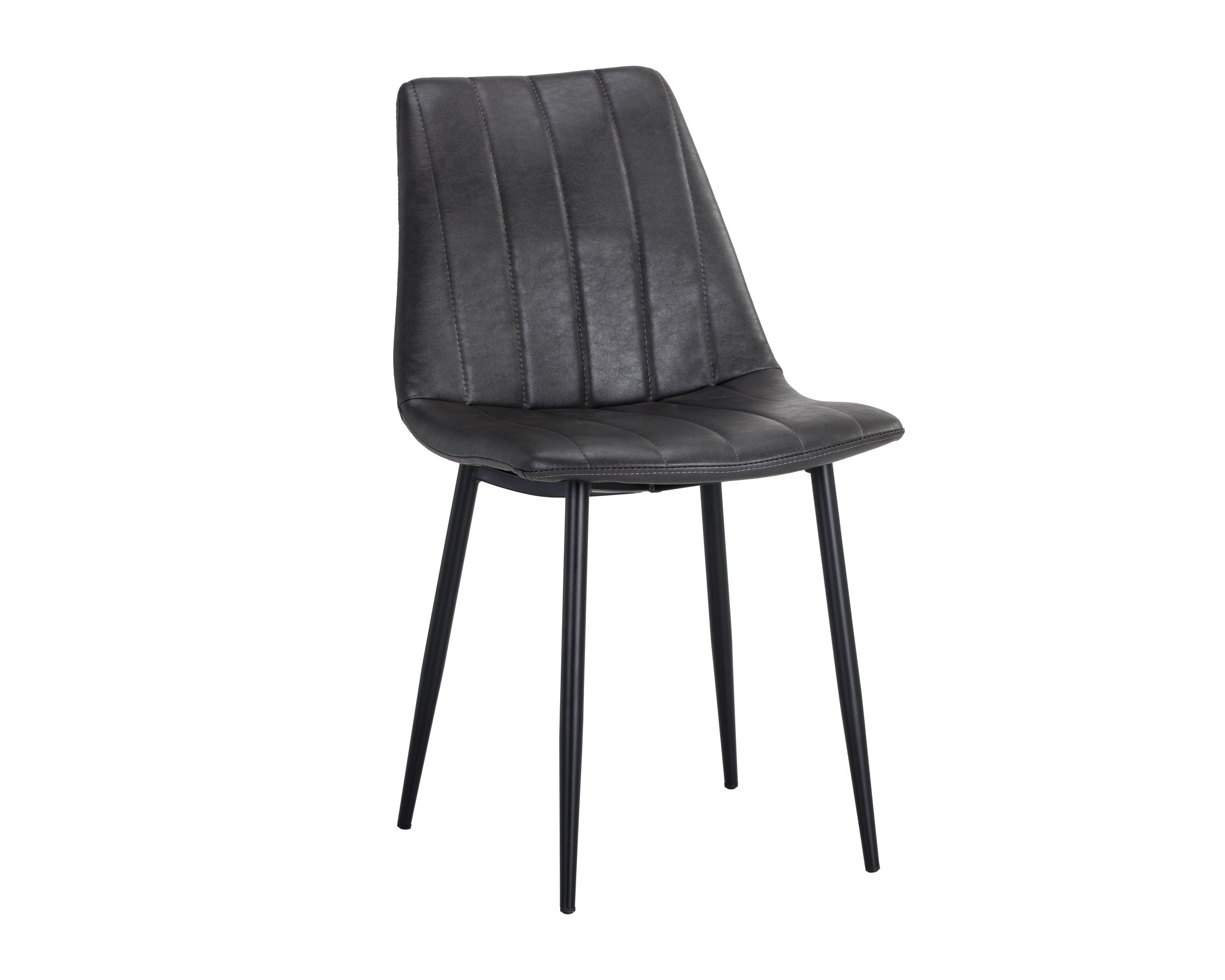Drew Dining Chair - Black  Bravo Portabella