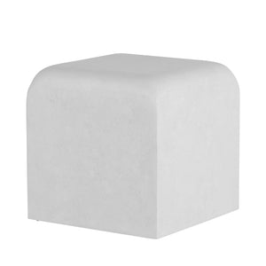 Summer Classics - Grebe Cast Stone Stool - Natural Stone - 1752101