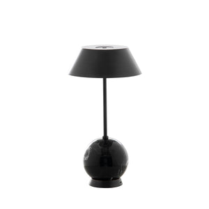 Gabby - Firefly Marble LED Table Lamp - Nero Marquina Black/Rubbed Bronze - SCH-175895