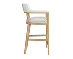 Brylea Barstool - Natural  Heather Ivory Tweed