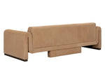 Romer Sofa - Distressed Brown  Nubuck Tan Leather