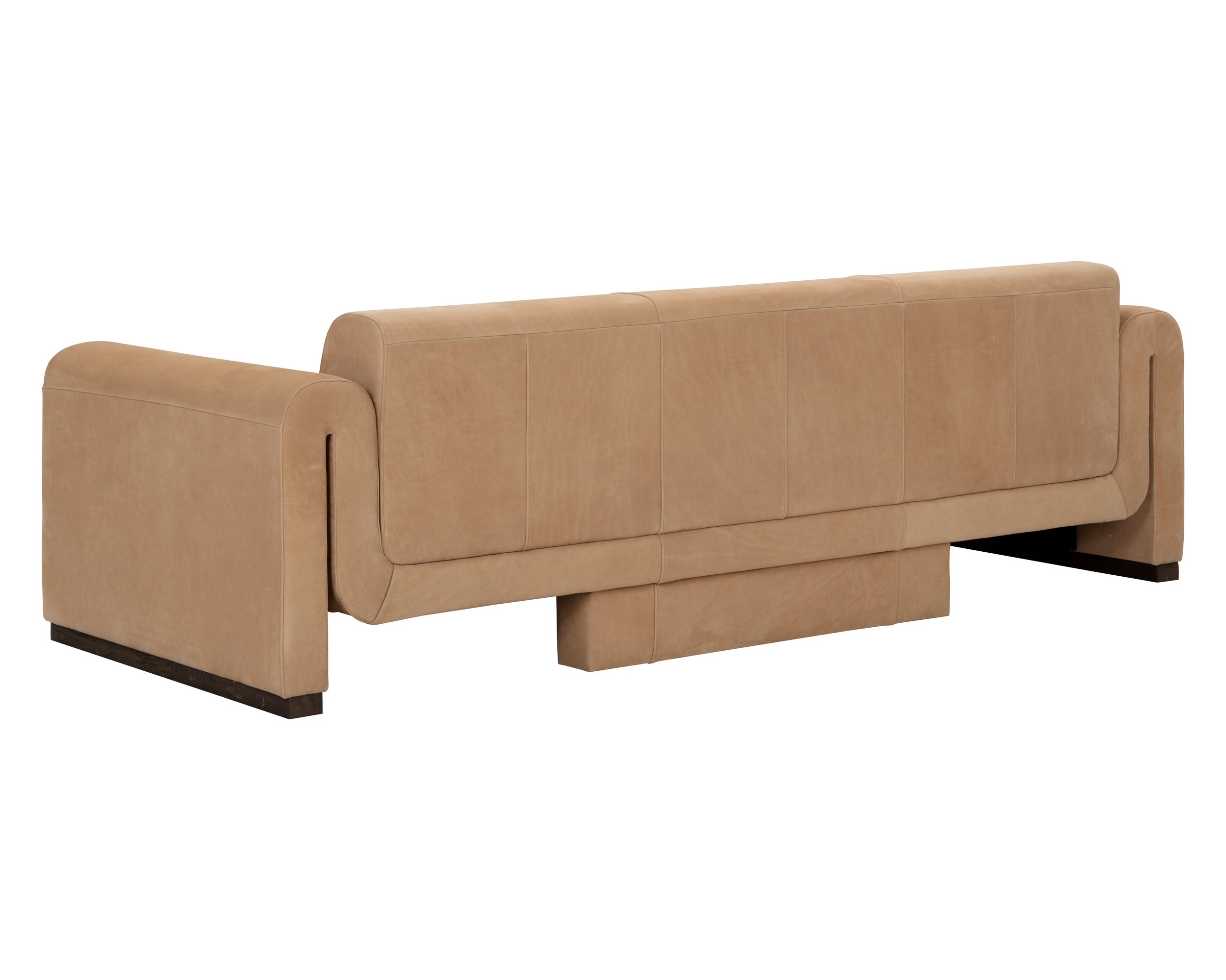 Romer Sofa - Distressed Brown  Nubuck Tan Leather