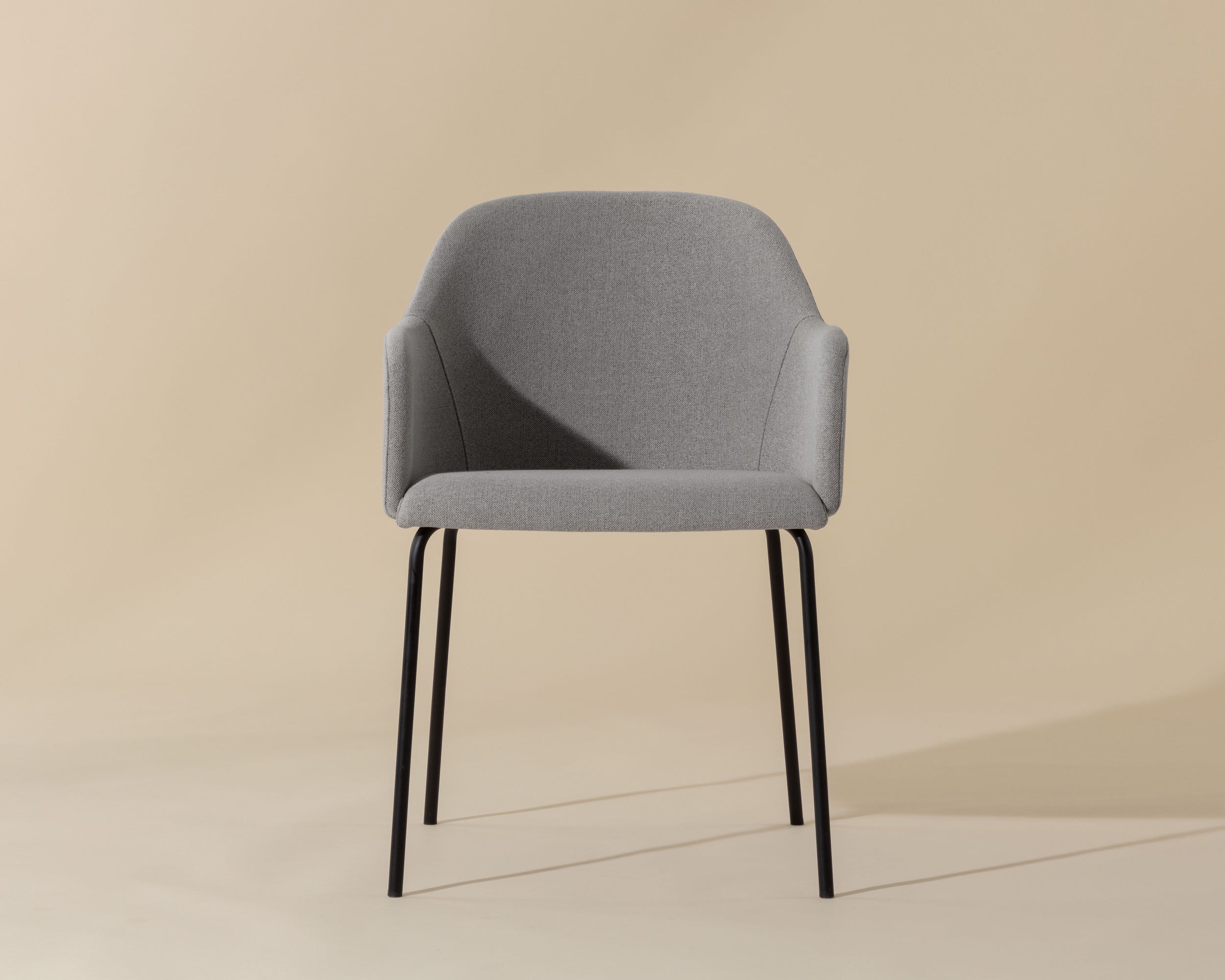 Hensley Dining Armchair - Mina Warm Grey